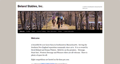 Desktop Screenshot of belandstables.com